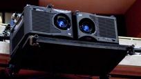two projectors side by side